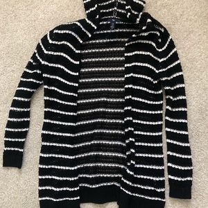 Gap Hooded Cardigan Striped XS